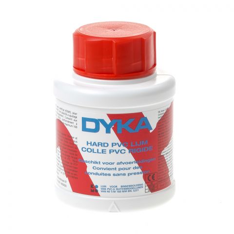 20020623000 PVC lijm Dyka 250ml (pot + kwast)